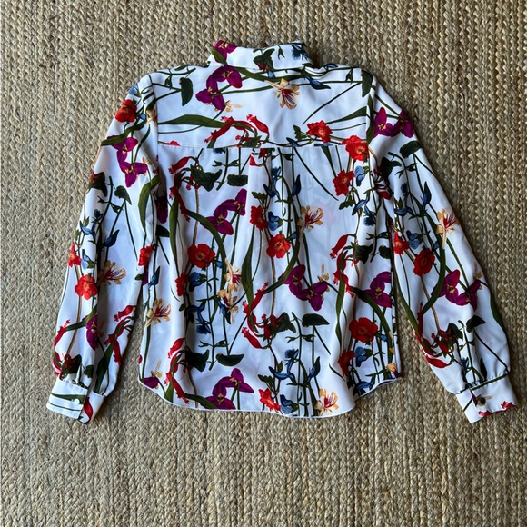 Aritzia Floral Little Moon Button Down Blouse Size XS - Picture 12 of 13